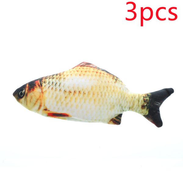 Simulation Electric Cat Fish Toy - Realistic Moving Fish with 3 Swing Modes, Plush & Catnip-Friendly, 30cm - Image 9