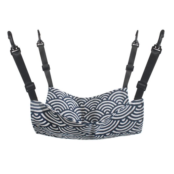 Lamb Fleece Cat Hanging Bed - Durable Winter Hammock for Cats & Kittens, Adjustable Straps, Soft Plush Lining, Multiple Sizes & Patterns - Image 2