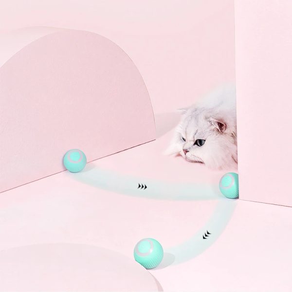 Remote Control Interactive Cat Car Toy USB Charging Chasing Automatic Self-moving, Remote Smart Control Car Interactive Cat Toy - Image 10