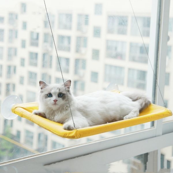 Hanging Cat Window Hammock – Cat Bed with Oxford Fabric, Easy Install & Strong Suction Cups - Image 8