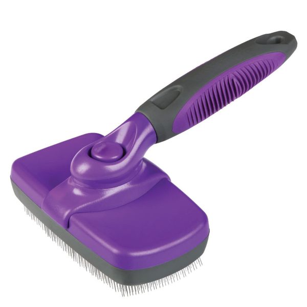 Self-Cleaning Slicker Brush for Pets - Easy Grooming Tool with Ergonomic Handle, Removes Loose Hair - Image 5