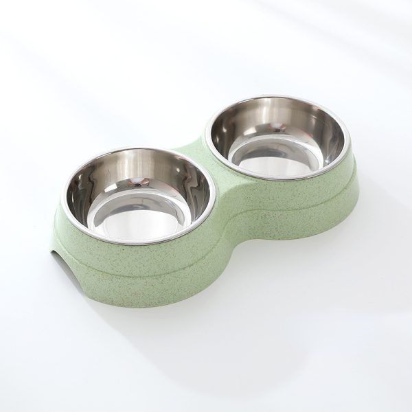 Double Pet Bowls Cat and Dog Food Water Feeder Stainless Steel Pet Drinking Dish Feeder Cat Puppy Feeding Supplies Small Dog Accessories - Image 6