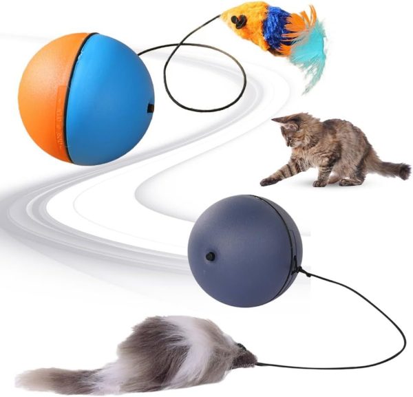 Interactive Cat Ball Toy - Automatic Self-Rolling Electric Pet Toy for Indoor Cats & Dogs, Motion Activated, Safe & Durable - Image 5