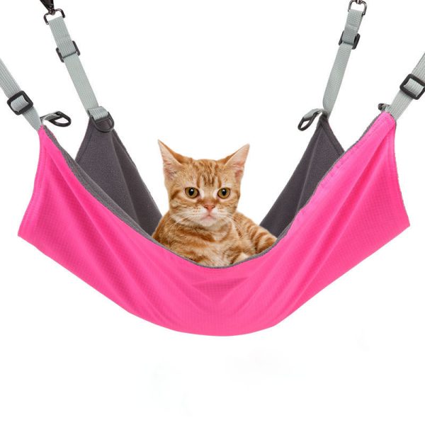 Small Cat and Dog Hanging Hammocks, Four Seasons uses with Plush and Waterproof Nylon Layer For Hanging Pet Supplies Pet Products - Image 3