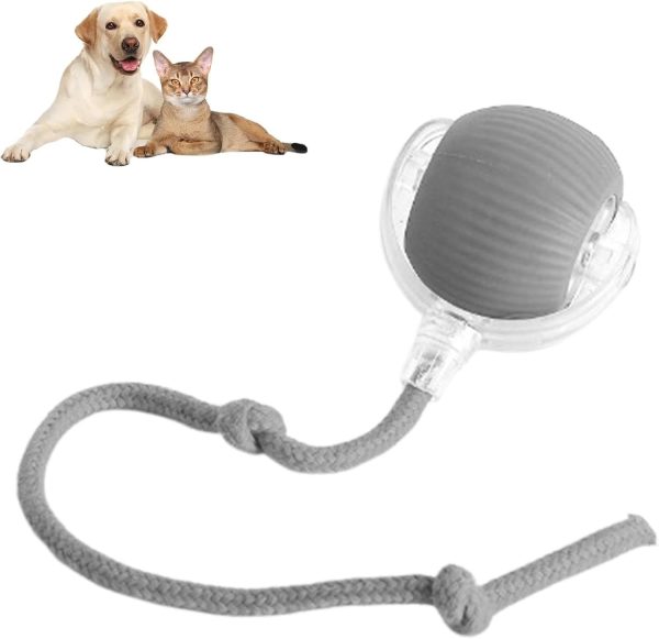 Interactive Cat Ball Toy (2 Pack), Cat Rotating Ball Toy for Indoor Cats, Automatic Moving Cat Balls, 360° Automatic Rolling Ball Toy Electric Balls for Dog/Cat - Image 4