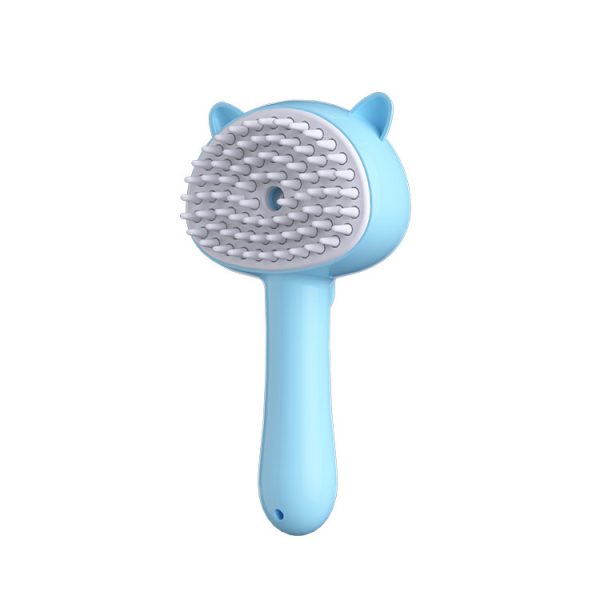 Rechargeable Multifunctional Cat Grooming Brush with Mist, Self-Cleaning Slicker Brush for Dogs & Cats, ABS TPR Silicone