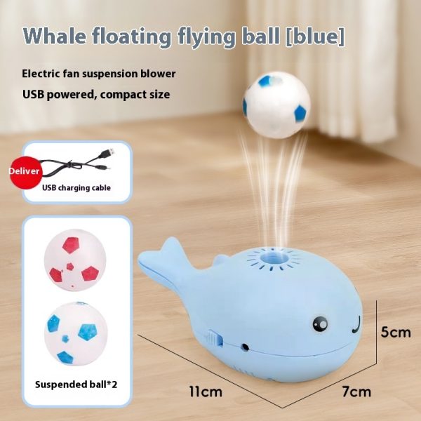 Whale Floating Cat Toy Ball - Electric Moving Ball Soccer Toy For Cats, Interactive Cat Toy For All Breeds, Keeps Cats Entertained, Fun Indoor Play For Kittens And Adult Cats, Electric Moving Cat Ball - Image 4