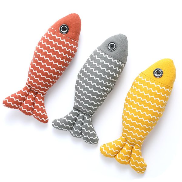 3 Pcs Catnip Toys Fish - Self Play Interactive Catnip Cat Toys for Indoor Cats & Kittens, Exercise Kicker Toys - Image 9