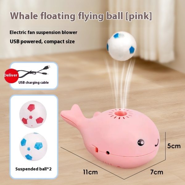 Whale Floating Cat Toy Ball - Electric Moving Ball Soccer Toy For Cats, Interactive Cat Toy For All Breeds, Keeps Cats Entertained, Fun Indoor Play For Kittens And Adult Cats, Electric Moving Cat Ball - Image 5