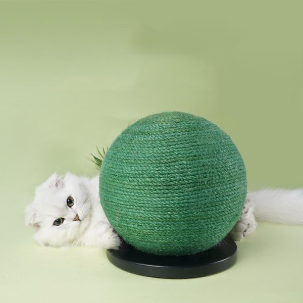 Cat Scratching Ball Board Toy Cactus Shape Scratch Sisal Post, Funny Cactus Cat Scratch Post