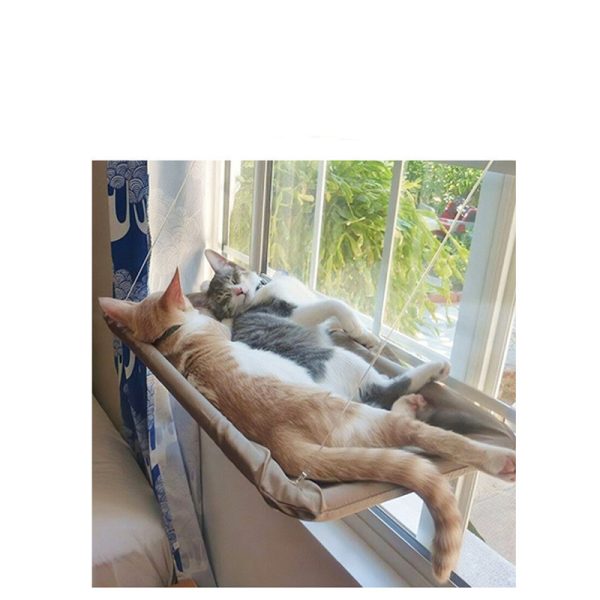 Hanging Cat Window Hammock – Cat Bed with Oxford Fabric, Easy Install & Strong Suction Cups - Image 9