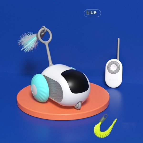 Remote Control Interactive Cat Car Toy USB Charging Chasing Automatic Self-moving, Remote Smart Control Car Interactive Cat Toy - Image 2