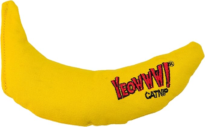  Yeowww! Catnip Yellow Banana Cat Toy