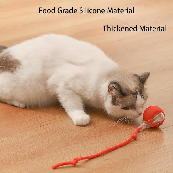 Interactive Cat Ball Toy (2 Pack), Cat Rotating Ball Toy for Indoor Cats, Automatic Moving Cat Balls, 360° Automatic Rolling Ball Toy Electric Balls for Dog/Cat - Image 9