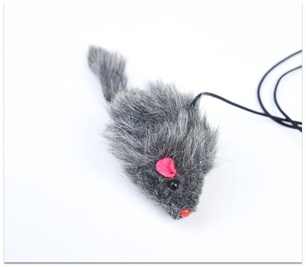 Syansju Pet Telescopic Hanging Door Cat Toy with Adjustable Buckle, Elastic Rope, and Mouse Shape – Interactive Fun for Cats - Image 3