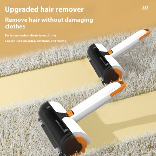 2 in 1 Pet Hair Removal Roller - Portable, Washable, Multifunctional Hair Removal Brush for Clothes, Furniture, White - Image 6