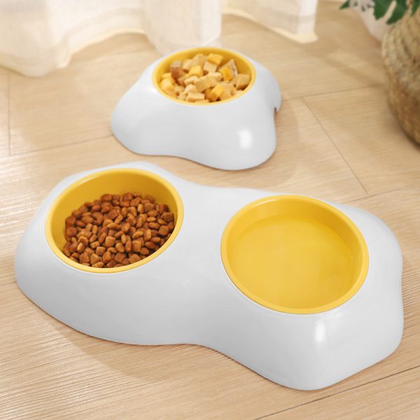 Egg-shaped Pet Bowl Drinking Water Single Bowl Double Bowl Dog Bowls Cute Pet Feeding Bowl Egg Yolk Shaped Food And Water Elevated Bowl Feeder - Image 7