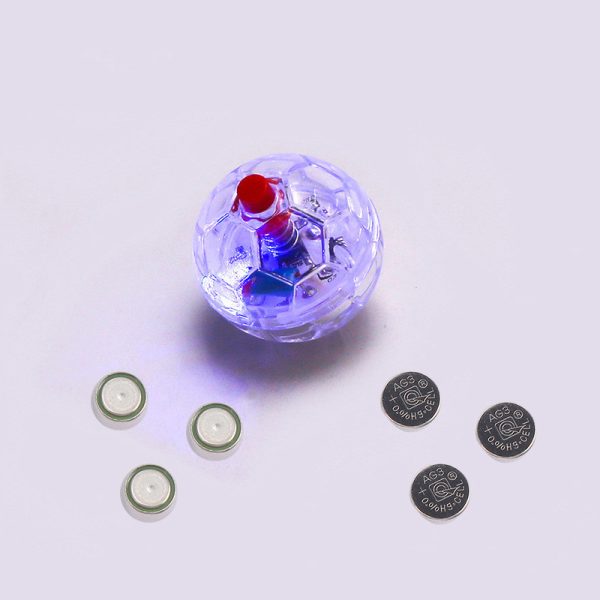 Glowing Transparent Plastic Cat Dog Toy Ball - Interactive GlowBalls for Pets, Durable & Safe Fun Training Toy for Cats and Dogs - Image 2