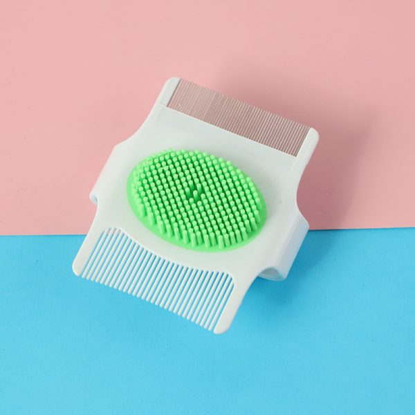 Patelai Multifunctional Pet Comb Dog Grooming Tool Floating Hair Removal Massage Flea Removal - Image 3
