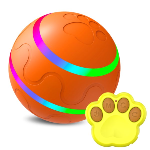 Cat Wicked Ball Toy - Automatic Self-Rotating USB Cat Toy, Interactive Pet Ball with Random Movement, Durable & Safe for Cats (Orange/Yellow/Pink) - Image 8