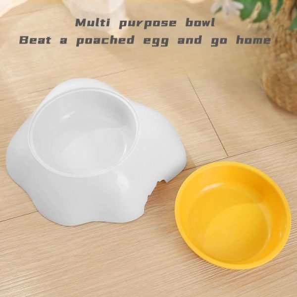 Egg-shaped Pet Bowl Drinking Water Single Bowl Double Bowl Dog Bowls Cute Pet Feeding Bowl Egg Yolk Shaped Food And Water Elevated Bowl Feeder - Image 9