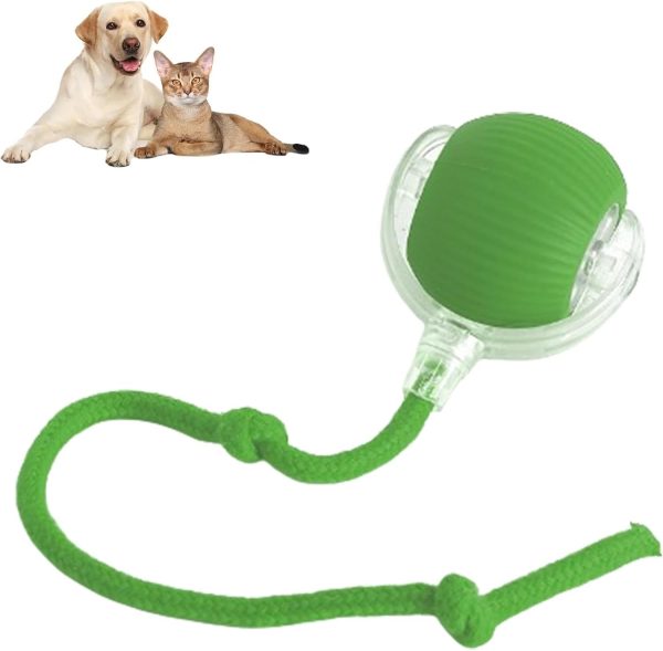 Interactive Cat Ball Toy (2 Pack), Cat Rotating Ball Toy for Indoor Cats, Automatic Moving Cat Balls, 360° Automatic Rolling Ball Toy Electric Balls for Dog/Cat - Image 6