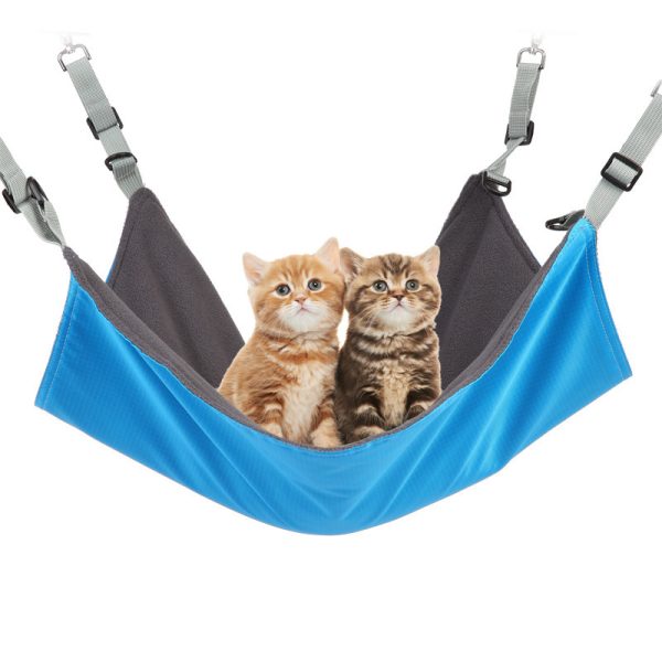 Small Cat and Dog Hanging Hammocks, Four Seasons uses with Plush and Waterproof Nylon Layer For Hanging Pet Supplies Pet Products