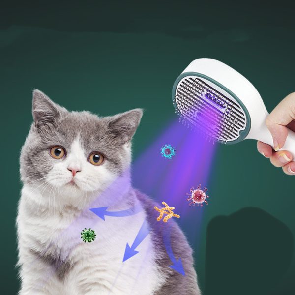 Hair Brush for Cat & Dog - Sterilization & Hair Combing Pet Grooming Tool, ABS Material - Image 4