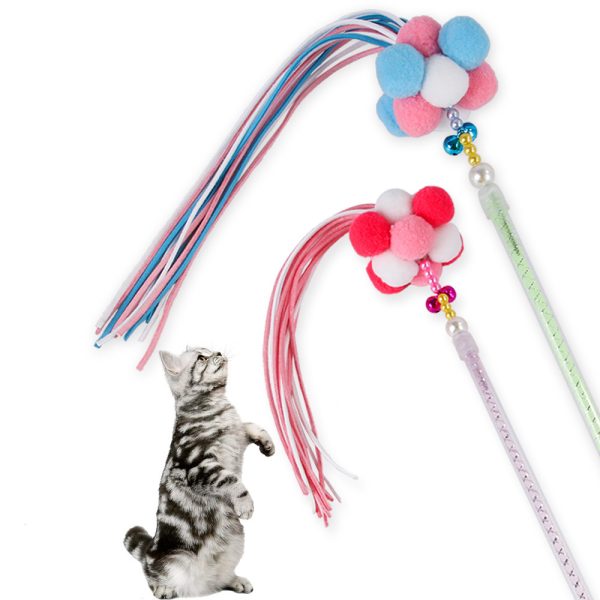 Fairy Cat Stick - Korean Velvet ABS Cat Tease Interactive Toy, Molar & Stress Relief