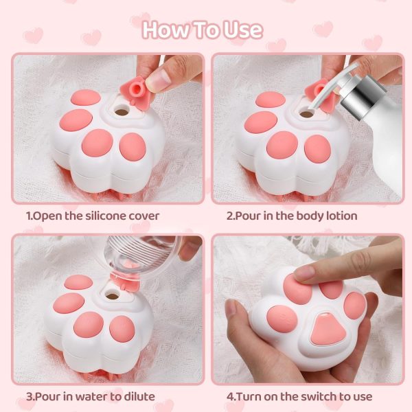 Testek 4-in-1 Steamy Cat Brush, Steam Cat Brush for Tangled & Loose Hair Removal, Pet Massage, and Cleaning with UV Light, Grooming Tool for Cats & Dogs - Image 4