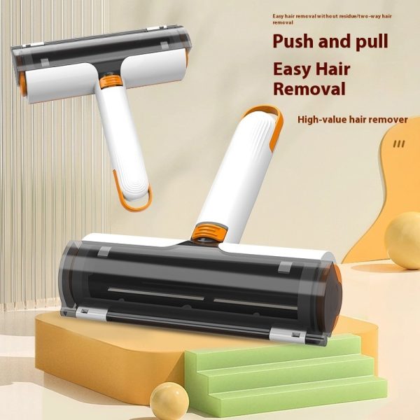 2 in 1 Pet Hair Removal Roller - Portable, Washable, Multifunctional Hair Removal Brush for Clothes, Furniture, White - Image 2
