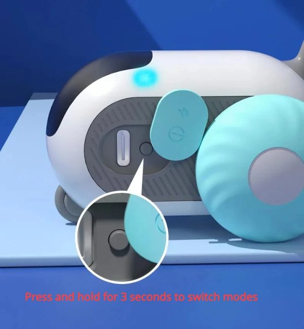 Remote Control Interactive Cat Car Toy USB Charging Chasing Automatic Self-moving, Remote Smart Control Car Interactive Cat Toy - Image 9