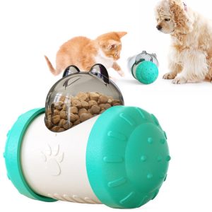 Tumbler Puzzle Slow Food Leaky Food Ball, No Electric Pet Dog Toys, The Perfect Alternative to Slow Feeder Dog Bowls to Improve Pet Digestion