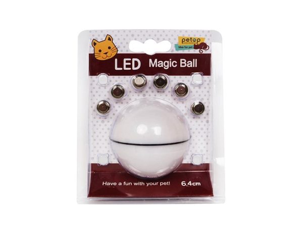 Pet Cat Toy Led Light Free Ball USB Charging, Smart Funny Cat Toy, Automatic Rolling Ball Motorized Entertainment for Pets, Automatic Electronic Shake - Image 9