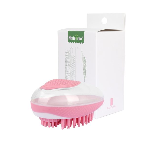 Dog Grooming Brush, Soap Dispenser, Soothing Massage, Soft Bristles - For Dogs and Cats (16 x 7.5 cm) - Image 8
