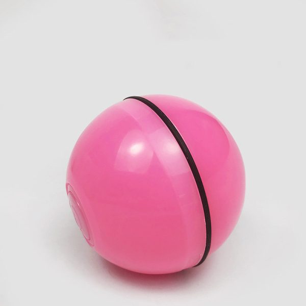 LED Laser Electronic Rolling Cat Toy Ball – USB Rechargeable, Replaceable Magnetic Feather, ABS Material, 7.0CM, Pet Supplies - Image 4