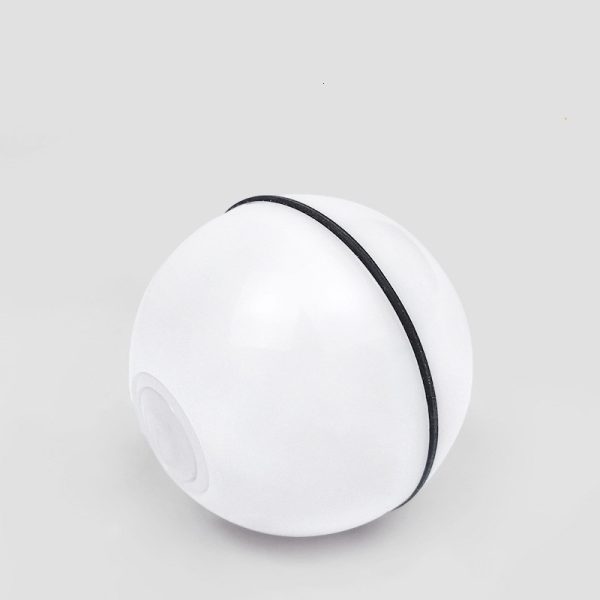 LED Laser Electronic Rolling Cat Toy Ball – USB Rechargeable, Replaceable Magnetic Feather, ABS Material, 7.0CM, Pet Supplies - Image 7