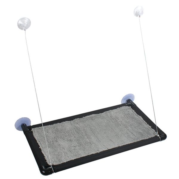 Cat Window Hammock with New Suction Cup Splicing - Durable PVC Mesh, Flannel, Sandwich Cloth Options, Strong Suction, Easy Install - Image 4