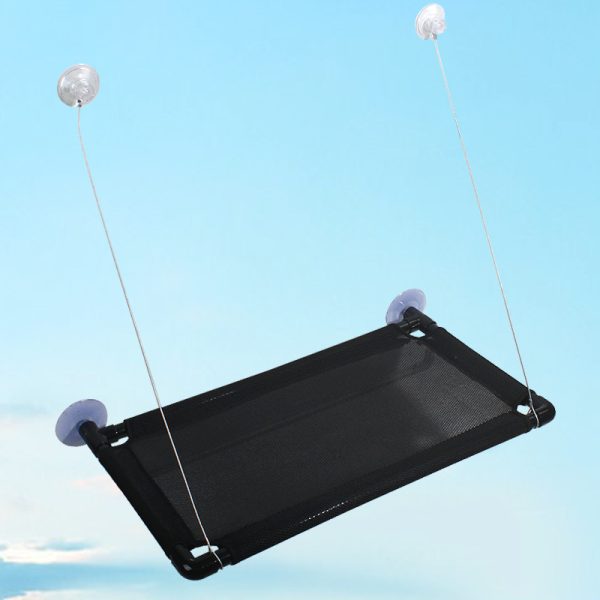 Cat Window Hammock with New Suction Cup Splicing - Durable PVC Mesh, Flannel, Sandwich Cloth Options, Strong Suction, Easy Install - Image 3