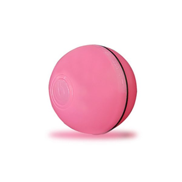Interactive Rolling Flash Ball Cat Toy, Electronic Self Rotating Roll Ball with Light, Pet Cats Play Game Toy, Automatic USB Ball for Cats Kitten