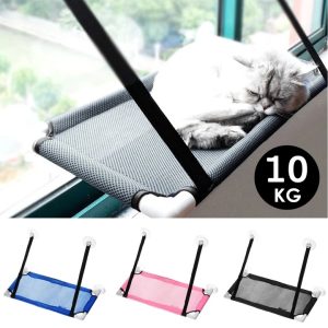 Creative Cat Clim e Suction Cup Cat Hammock Cat Window Stand Sandwich Net Window Sill Pet Bed 60X34cm