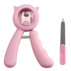 Splashproof Stainless Steel Pet Nail Clipper, Universal Dog and Cat Claw Trimmer with File for Grooming Cats and Dogs, Cat Nail Clippers, Dog Nail Clipper, Cat Nail Trimmer