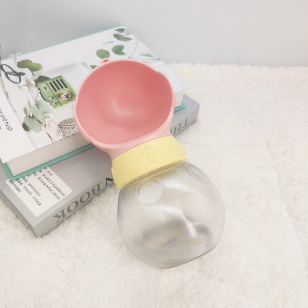 Portable Dog Water Bottle, Leak-Proof Travel Pet Drinker with Bowl, Outdoor Cat & Dog Feeder for Walking, Hiking, and Travel - Image 3