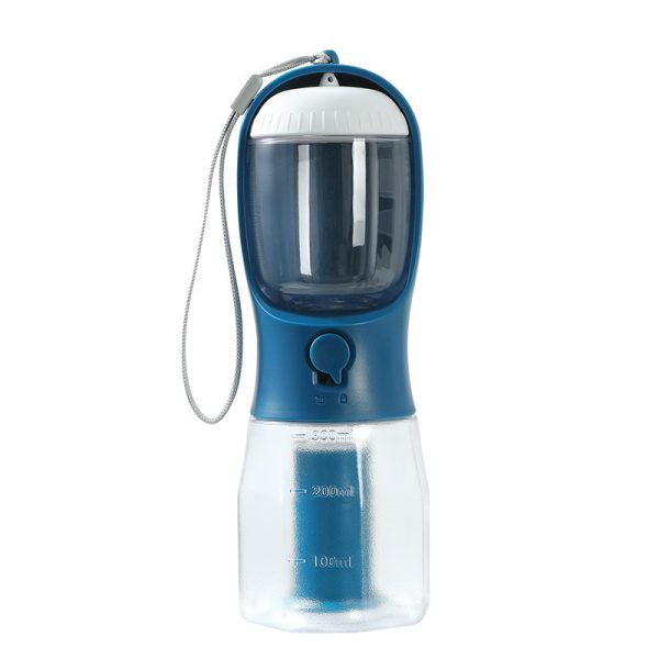 Dog Water Cup Drinking Food Garbage Bag Three-in-one Portable Small Multi-Functional Pet Cups Pets Supplies (Turquoise) - Image 10