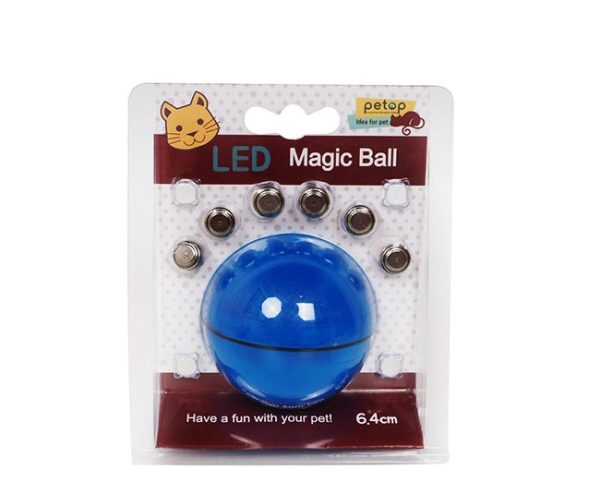 Pet Cat Toy Led Light Free Ball USB Charging, Smart Funny Cat Toy, Automatic Rolling Ball Motorized Entertainment for Pets, Automatic Electronic Shake - Image 8