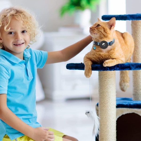 Bencacawinstyle Cat Breakaway Collar with GPS Tracker Holder, Your Feline's Ultimate Companion - Image 2