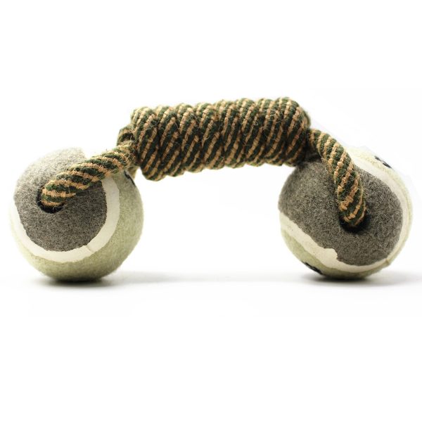 Cotton Rope Dog Toy Dumbbell Shape – Durable Knot Chew Toy for Dogs, Bite-Resistant Teeth Cleaner, Interactive Pet Toy for Small to Large Breeds - Image 4