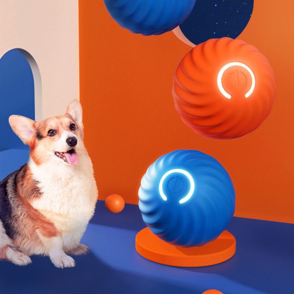 Interactive Dog Toys Dog Ball, Durable Active Rolling Ball Wicked Ball, USB Rechargeable,Automatic Moving Bouncing Rotating Ball for Puppy, Small, Medium Dogs, Pets/Cats - Image 10