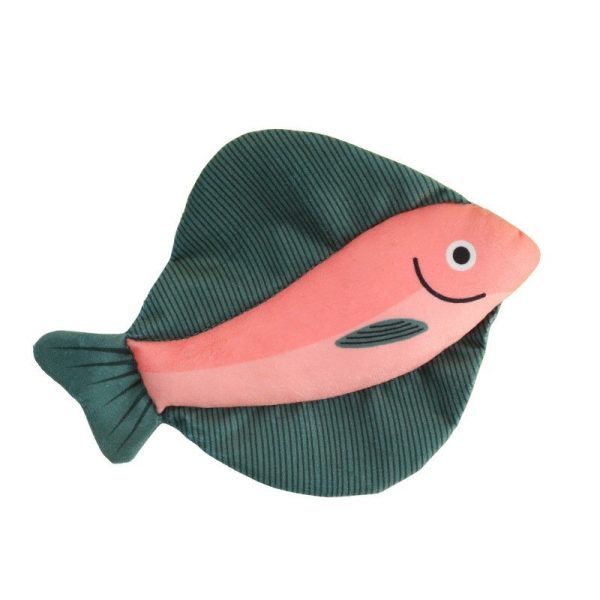 Maiiu Chewing Stuffed Catnip Cat Pillow Toy Simulation Fish Fish Cat Toys - Image 8