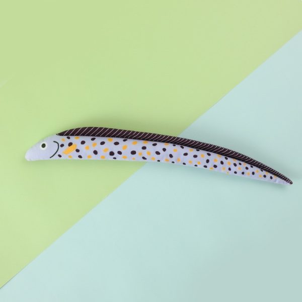 Maiiu Chewing Stuffed Catnip Cat Pillow Toy Simulation Fish Fish Cat Toys - Image 9